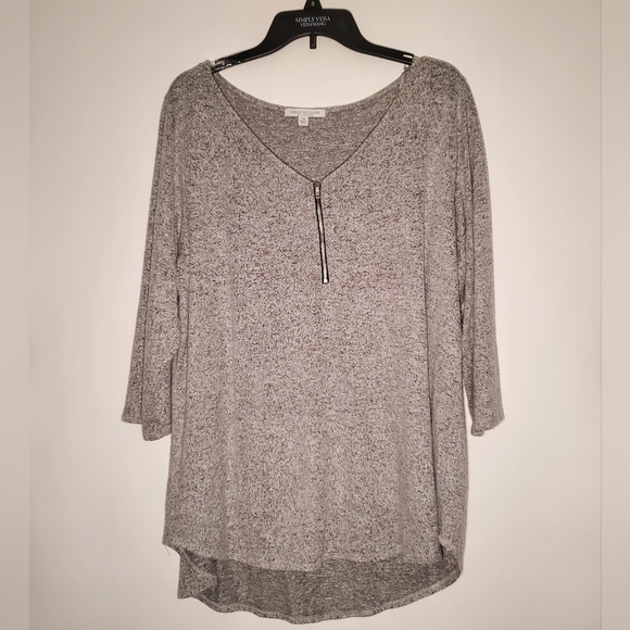 Gray Sweater- Women's- GREEN ENVELOPE- Size 2X - Picture 1 of 9